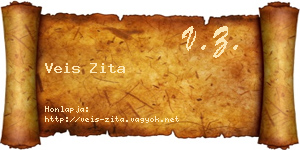 Veis Zita névjegykártya